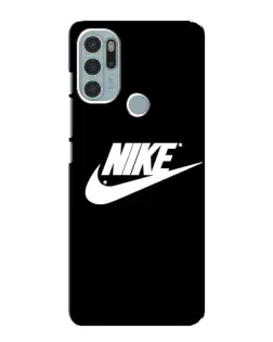 Чохол для Motorola MOTO G60s з картинкою «Мазки фарби Nike»