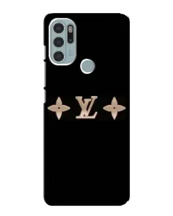 Чехол для Motorola MOTO G60s с картинкой «Louis Vuitton — минимализм»