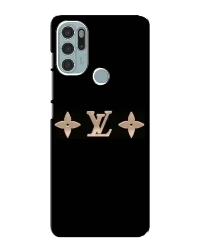 Чехол для Motorola MOTO G60s с картинкой «Louis Vuitton — минимализм»