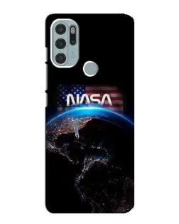 Чохол для Motorola MOTO G60s з картинкою «Земля з космосу NASA»