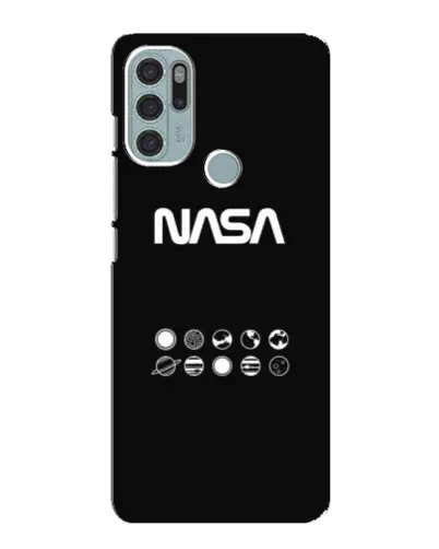 Чохол для Motorola MOTO G60s з картинкою «NASA — технічний принт»