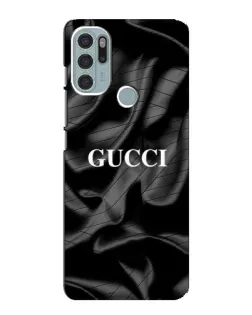 Чехол для Motorola MOTO G60s с картинкой «Gucci — шелковые волны»