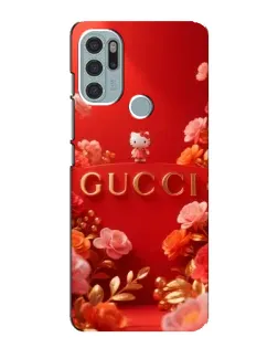 Чохол для Motorola MOTO G60s з картинкою «Gucci — золотий сад»