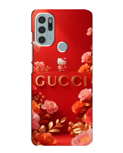 Чохол для Motorola MOTO G60s з картинкою «Gucci — золотий сад»
