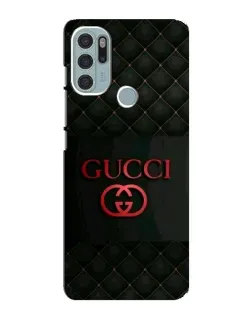 Чохол для Motorola MOTO G60s з картинкою «Gucci — стьобаний чорний»