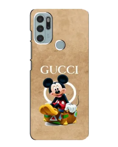 Чохол для Motorola MOTO G60s з картинкою «Міккі Маус Gucci — крафт»