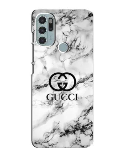 Чохол для Motorola MOTO G60s з картинкою «Gucci — мармуровий шик»
