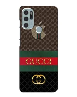 Чохол для Motorola MOTO G60s з картинкою «Gucci — брендований десерт»