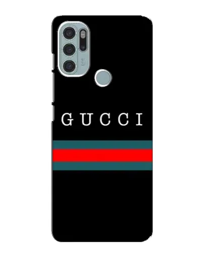 Чохол для Motorola MOTO G60s з картинкою «Gucci — червоний пояс»