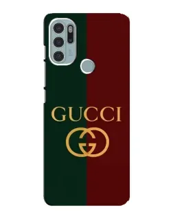 Чохол для Motorola MOTO G60s з картинкою «Gucci — темно-зелений градієнт»