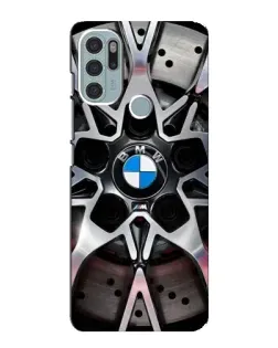 Чехол для Motorola MOTO G60s с картинкой «BMW — деталь диска»