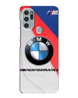 Чехол для Motorola MOTO G60s с картинкой «BMW Performance стиль»
