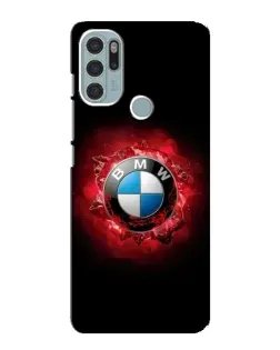 Чехол для Motorola MOTO G60s с картинкой «Логотип BMW — вспышка»