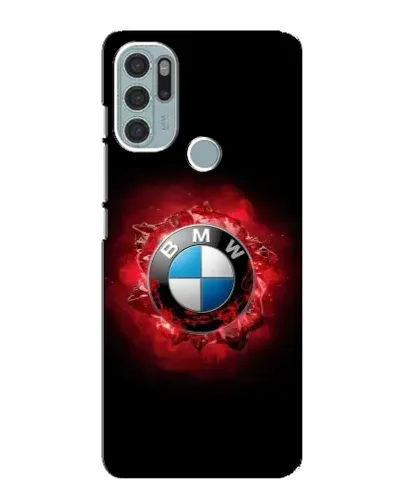 Чехол для Motorola MOTO G60s с картинкой «Логотип BMW — вспышка» Чехол для Motorola MOTO G60s с картинкой «Логотип BMW — вспышка»