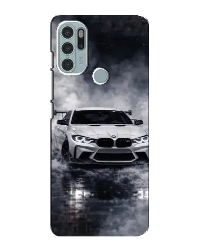Чехол для Motorola MOTO G60s с картинкой «BMW сквозь туман» Чехол для Motorola MOTO G60s с картинкой «BMW сквозь туман»