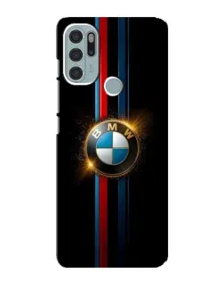 Чехол для Motorola MOTO G60s с картинкой «BMW M-Power неон»