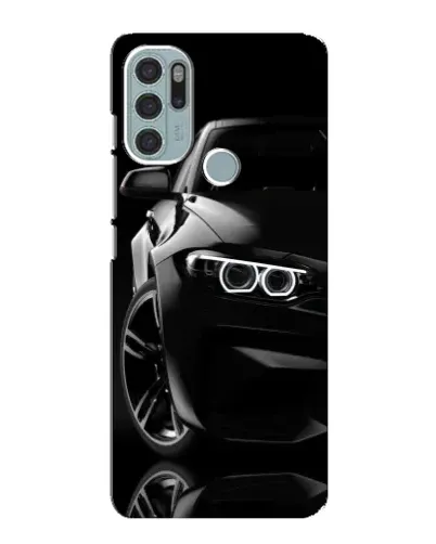 Чехол для Motorola MOTO G60s с картинкой «Черная BMW — профиль» Чехол для Motorola MOTO G60s с картинкой «Черная BMW — профиль»