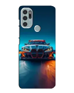 Чехол для Motorola MOTO G60s с картинкой «BMW — огни неона» Чехол для Motorola MOTO G60s с картинкой «BMW — огни неона»
