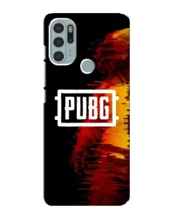 Чохол для Motorola MOTO G60s з картинкою «Яскравий логотип PUBG»