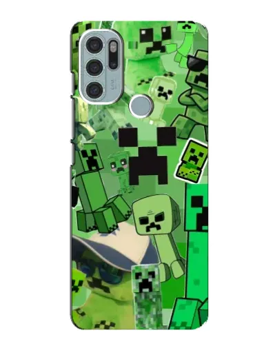 Чехол для Motorola MOTO G60s с картинкой «Криперы Minecraft» Чехол для Motorola MOTO G60s с картинкой «Криперы Minecraft»