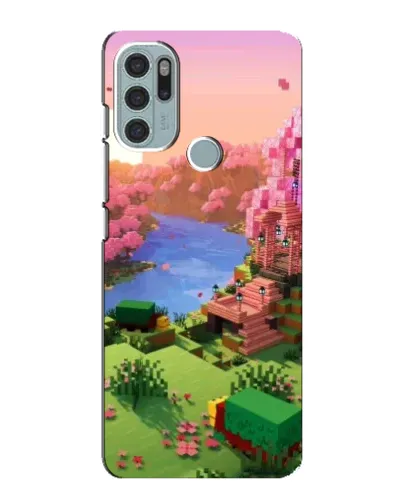 Чехол для Motorola MOTO G60s с картинкой «Розовое дерево Minecraft» Чехол для Motorola MOTO G60s с картинкой «Розовое дерево Minecraft»