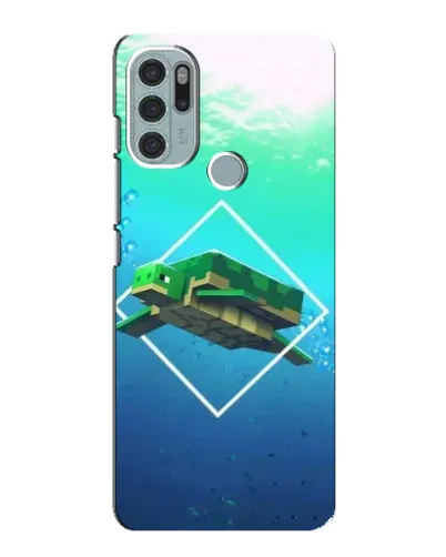 Чехол для Motorola MOTO G60s с картинкой «Черепаха Minecraft» Чехол для Motorola MOTO G60s с картинкой «Черепаха Minecraft»