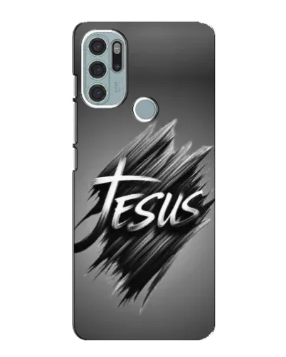 Чохол для Motorola MOTO G60s з картинкою «Напис Jesus Graffiti»