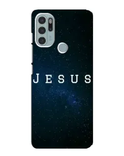 Чохол для Motorola MOTO G60s з картинкою «Зоряне небо Jesus»