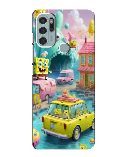 Чехол для Motorola MOTO G60s с картинкой «Монстр-трак приключения»