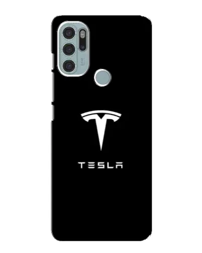 Чехол для Motorola MOTO G60s с картинкой «Tesla White Logo» Чехол для Motorola MOTO G60s с картинкой «Tesla White Logo»