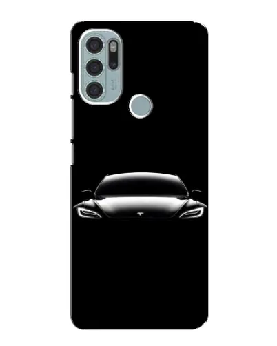 Чехол для Motorola MOTO G60s с картинкой «Фары Tesla Night» Чехол для Motorola MOTO G60s с картинкой «Фары Tesla Night»