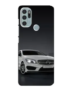 Чехол для Motorola MOTO G60s с картинкой «Mercedes AMG GT Silver»