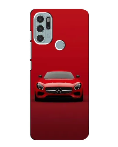 Чохол для Motorola MOTO G60s з картинкою «Червоний Mercedes AMG»