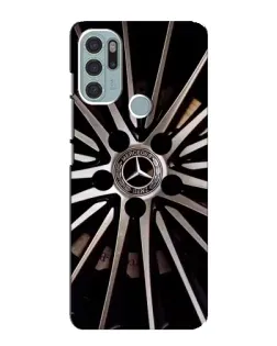 Чехол для Motorola MOTO G60s с картинкой «Диск Mercedes»