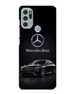Чехол для Motorola MOTO G60s с картинкой «Mercedes — решетка радиатора»