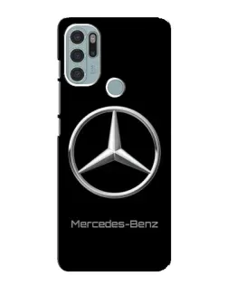 Чехол для Motorola MOTO G60s с картинкой «Mercedes Silver Logo»