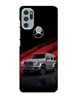 Чехол для Motorola MOTO G60s с картинкой «Mercedes G-Class красный»