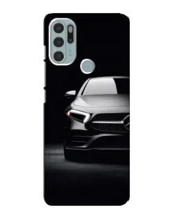 Чехол для Motorola MOTO G60s с картинкой «Свет фар Mercedes»