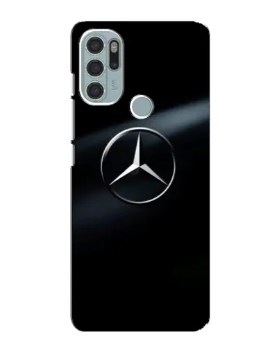 Чехол для Motorola MOTO G60s с картинкой «Mercedes на металле»