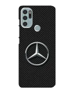 Чехол для Motorola MOTO G60s с картинкой «Карбоновый Mercedes стиль»