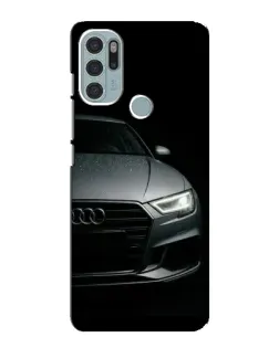 Чехол для Motorola MOTO G60s с картинкой «Audi — детализация кузова»