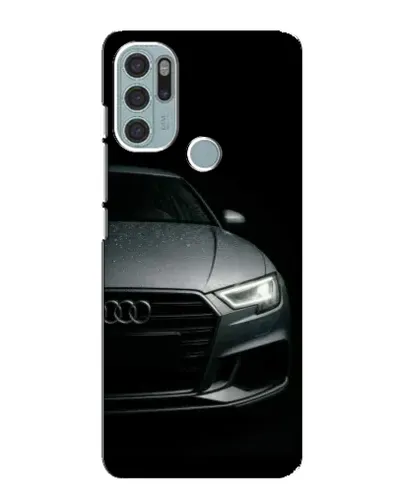 Чехол для Motorola MOTO G60s с картинкой «Audi — детализация кузова»