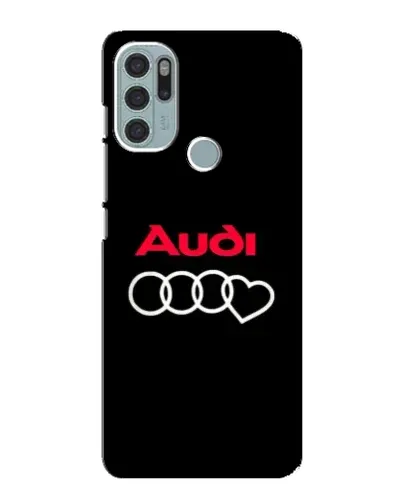 Чехол для Motorola MOTO G60s с картинкой «Логотип Audi Heart»