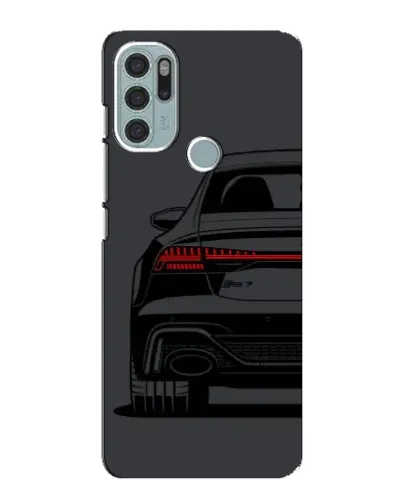 Чехол для Motorola MOTO G60s с картинкой «Задняя часть Audi — арт»