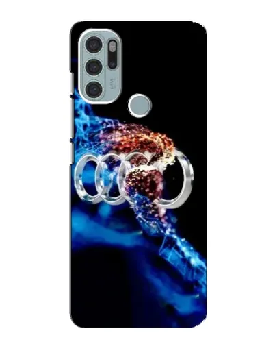 Чехол для Motorola MOTO G60s с картинкой «Энергия лого Audi»