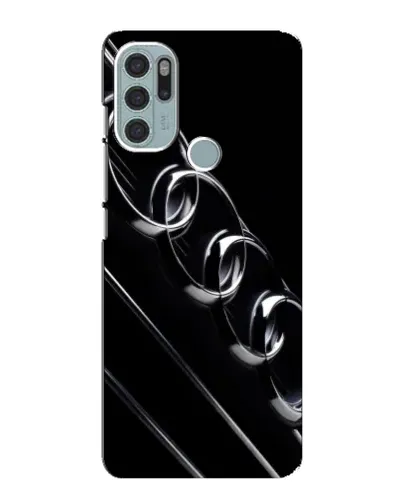 Чехол для Motorola MOTO G60s с картинкой «Audi — абстрактные кольца»