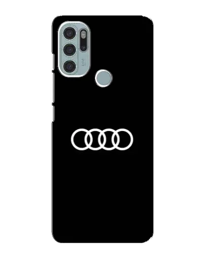 Чехол для Motorola MOTO G60s с картинкой «Audi White Logo»