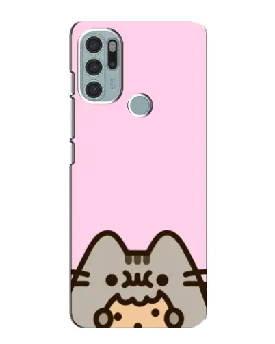 Чехол для Motorola MOTO G60s с картинкой «Pusheen и печенье» Чехол для Motorola MOTO G60s с картинкой «Pusheen и печенье»