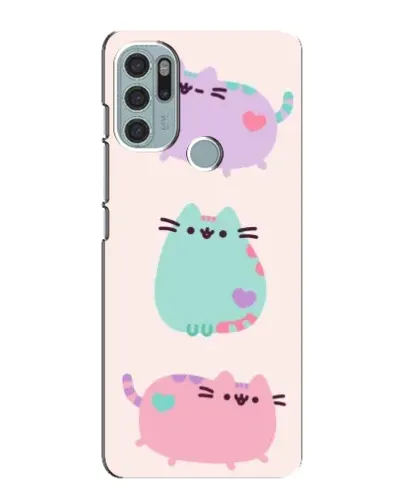 Чехол для Motorola MOTO G60s с картинкой «Pusheen трио» Чехол для Motorola MOTO G60s с картинкой «Pusheen трио»