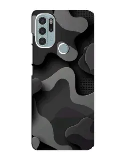 Чохол для Motorola MOTO G60s з картинкою «Темний абстрактний камуфляж»